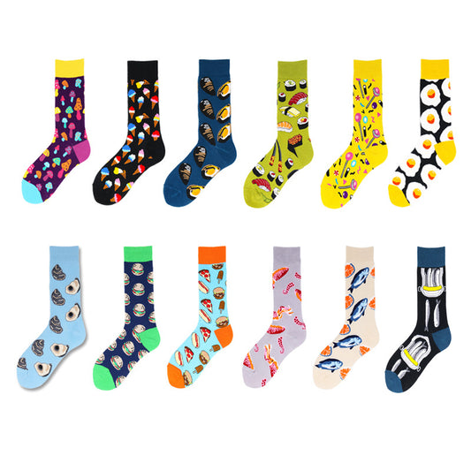 Mid-calf For Fall And Winter Long Cotton Socks