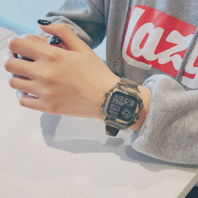 Men's Trendy Fashion Waterproof Sports Leisure Electronic Watch