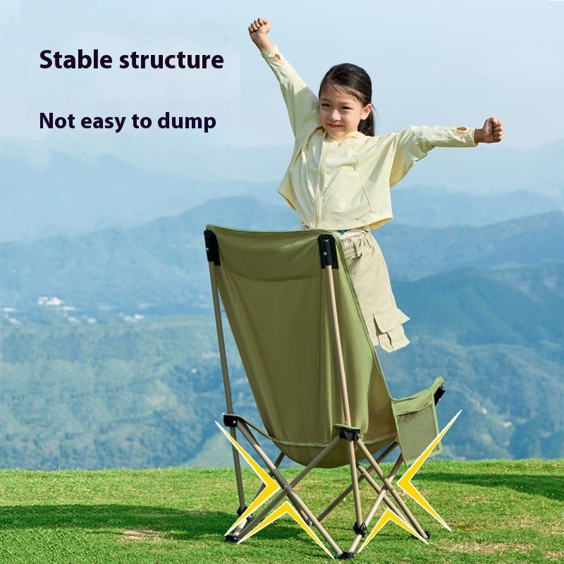 High Quality Outdoor Folding High Back Chair Portable Stool