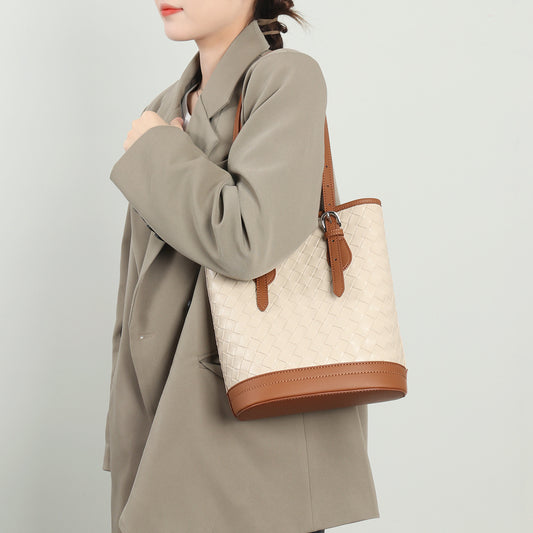 High-grade Exquisite Ladies' Mom Bag Shoulder Cross Body Bucket Bag