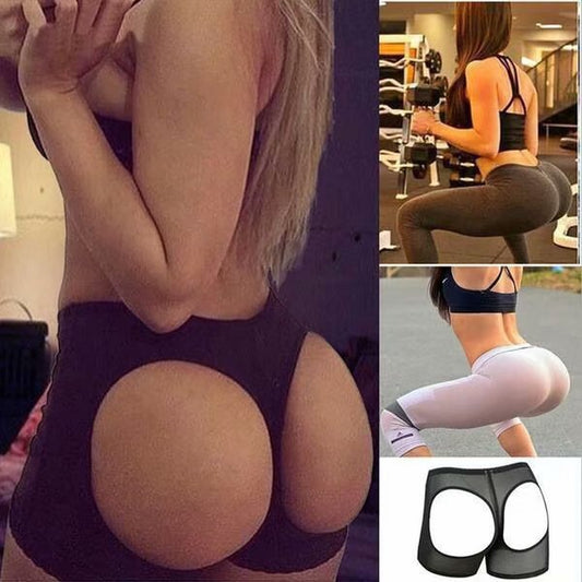 Sexy Exposed Butt Sculpting Hip Boxer Briefs