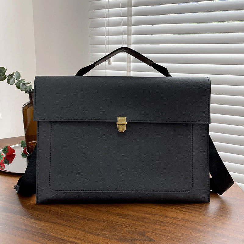 Business Leisure Laptop Handbag  Men's Pu
