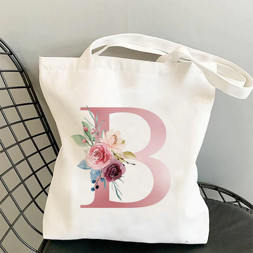 Printed Single Shoulder Folding Shopping Bag
