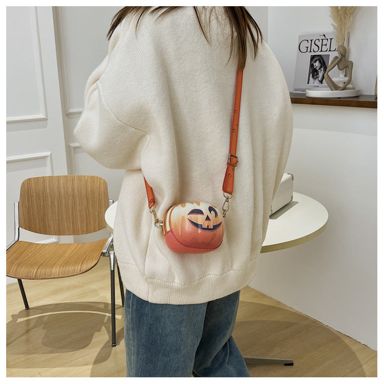 Funny And Cute Childlike One-shoulder Diagonal Bag