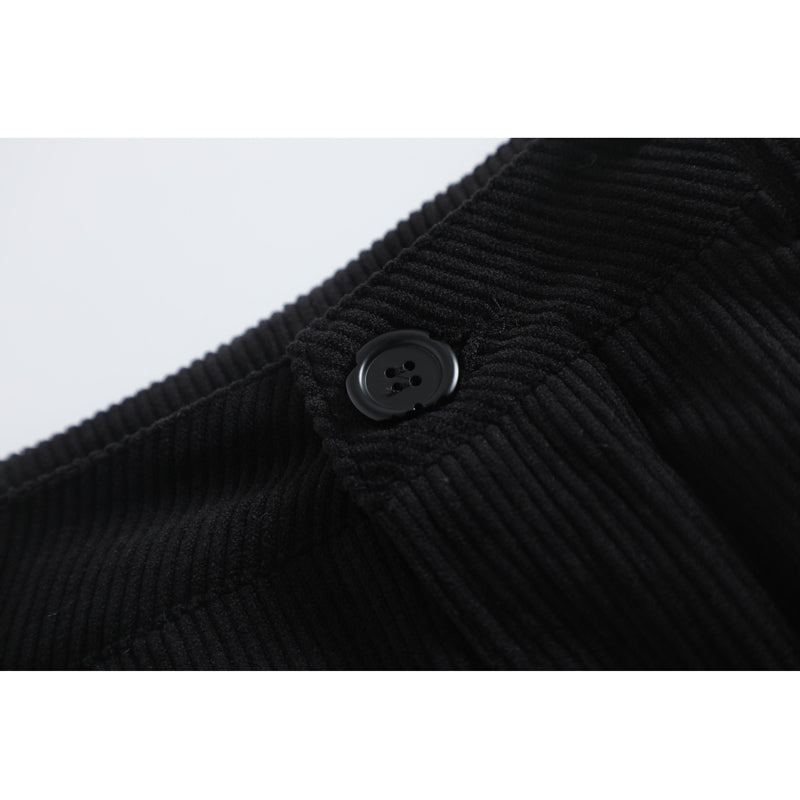 Corduroy A-line Mid-length Cake Skirt