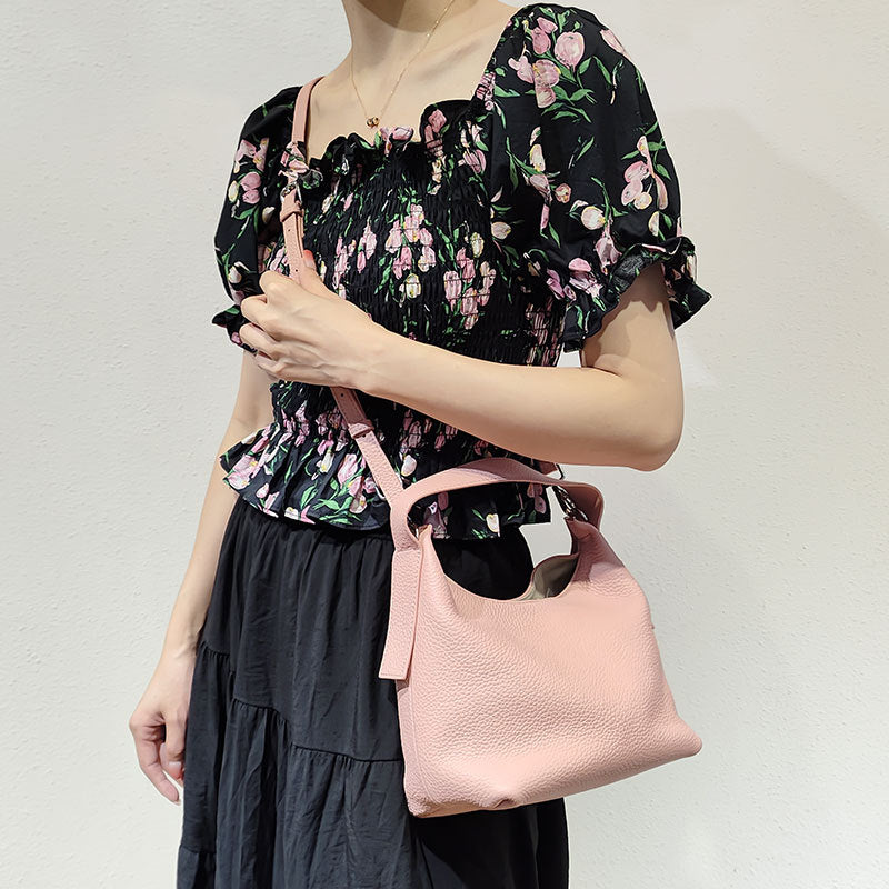 Soft Pillow Shoulder Bag Summer Fashion Casual First Layer Cowhide Women's Handbag