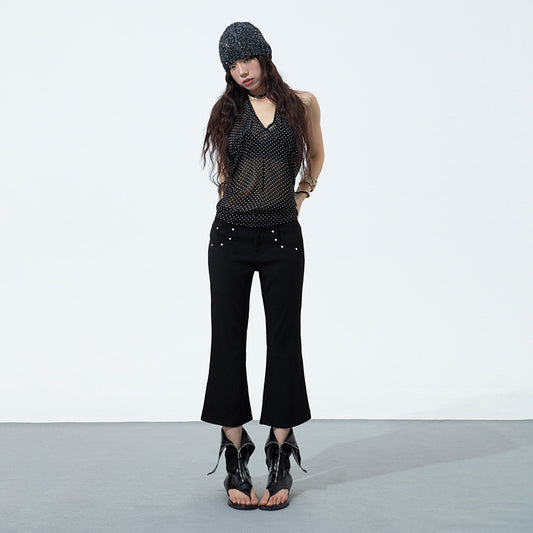 Ladies New Slim Fit Slimming Cropped Pants