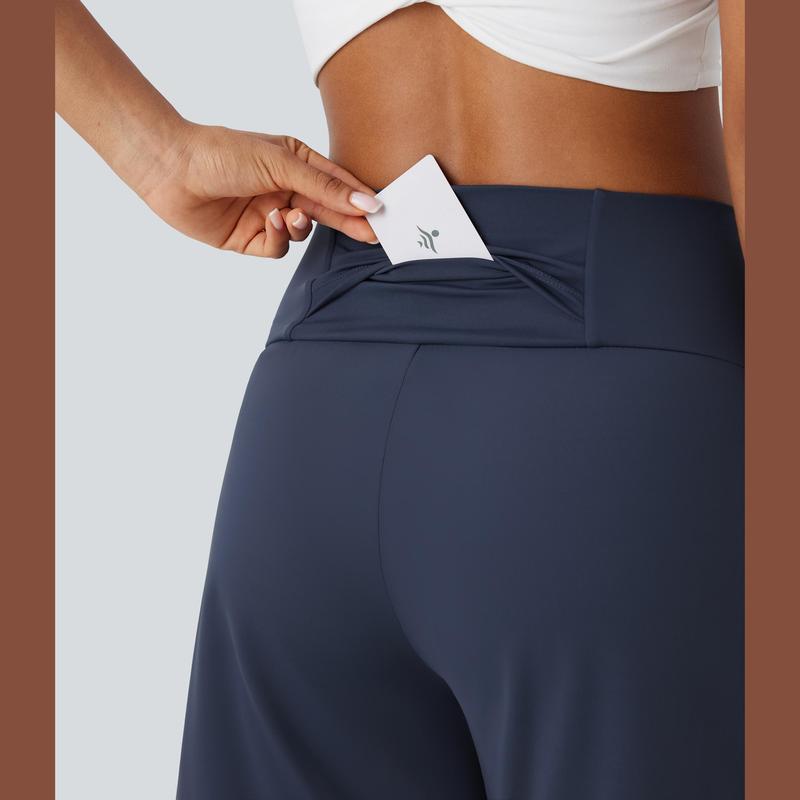 Pants High-waisted Multi-pocket Design Comfortable Feel