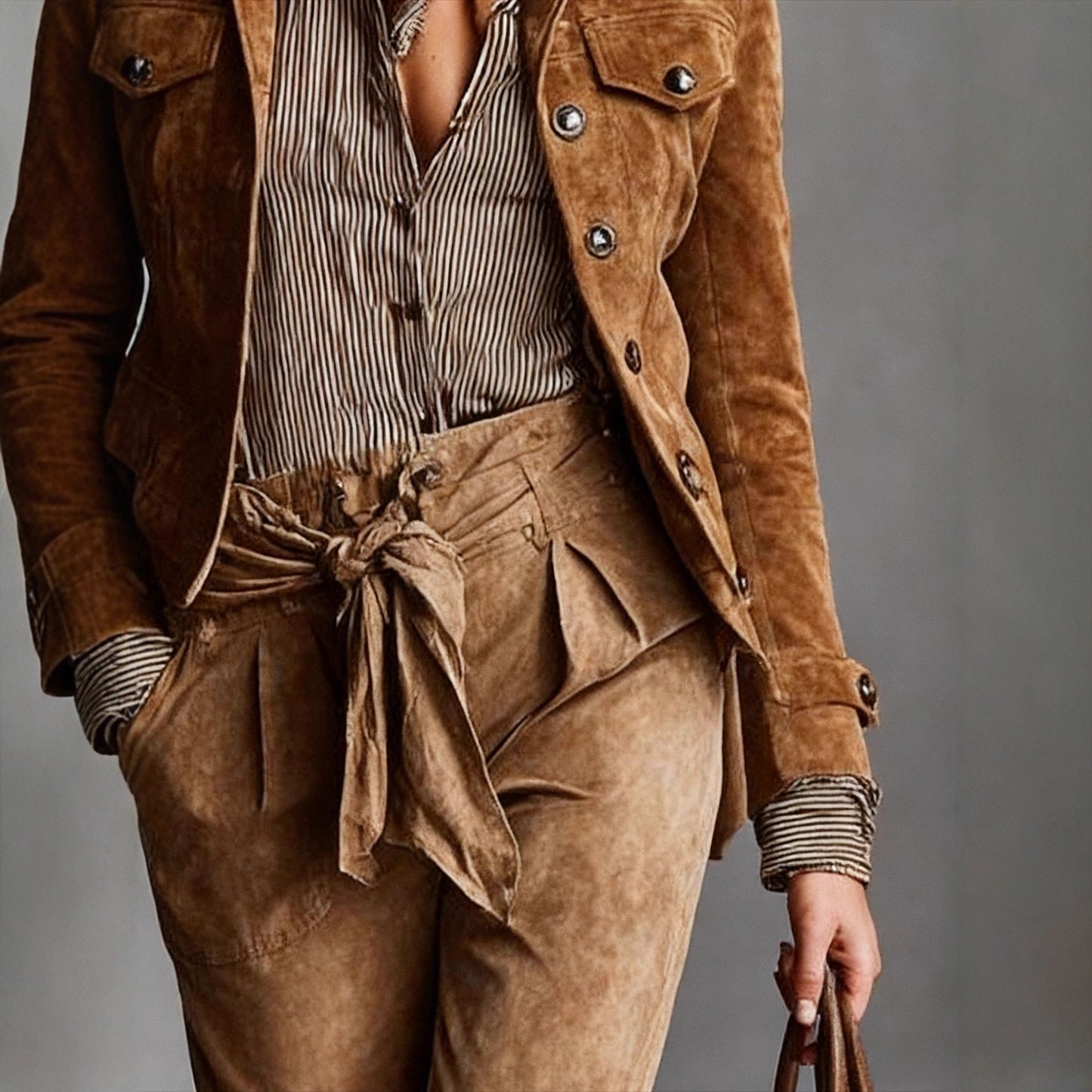 Women's Vintage Casual Workwear Jacket Fashionable