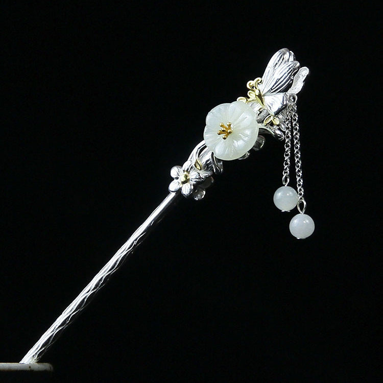 Women's Tassel Buyao Plated Ancient Costume National Fashion Hairpin
