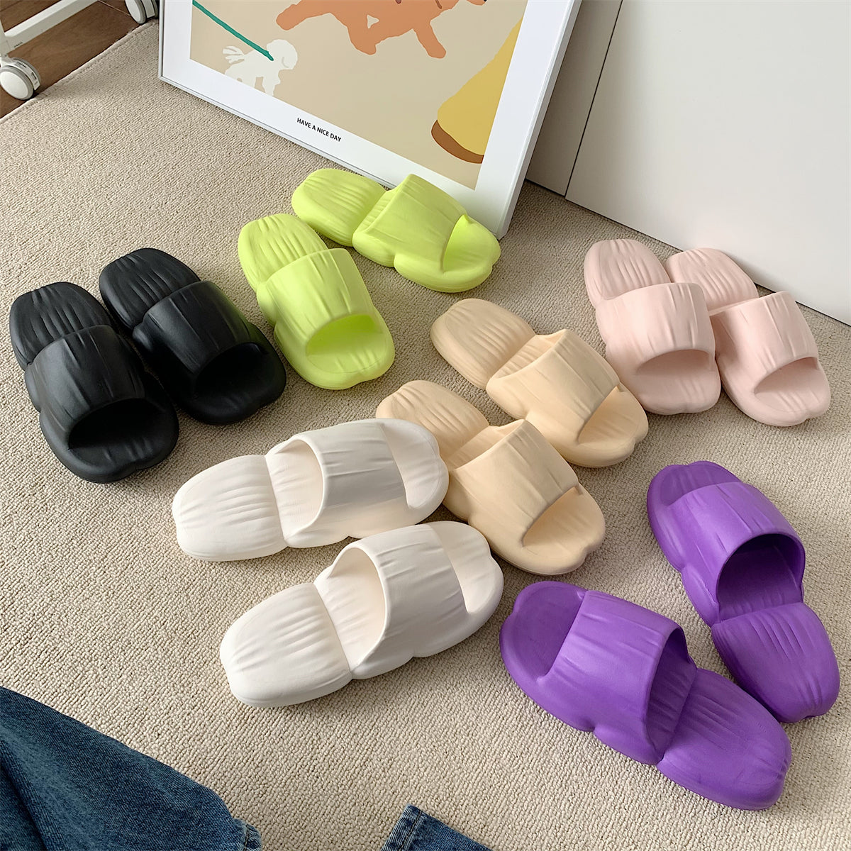 Non-slip Deodorant Comfortable Home Bath Sandals