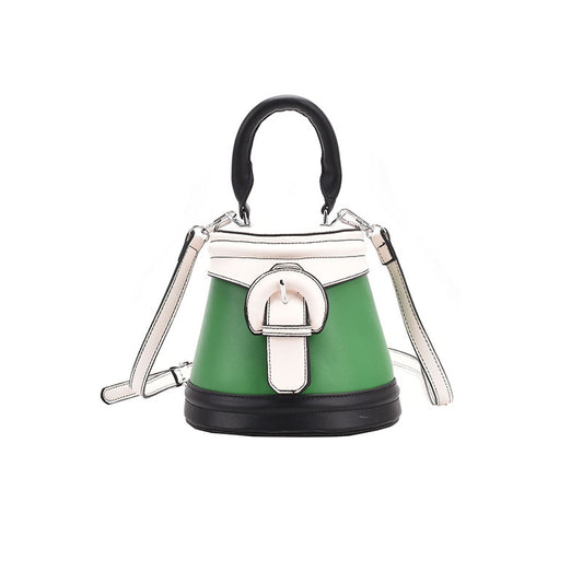 Personalized Lock Bag One Shoulder Western Style Crossbody Women's