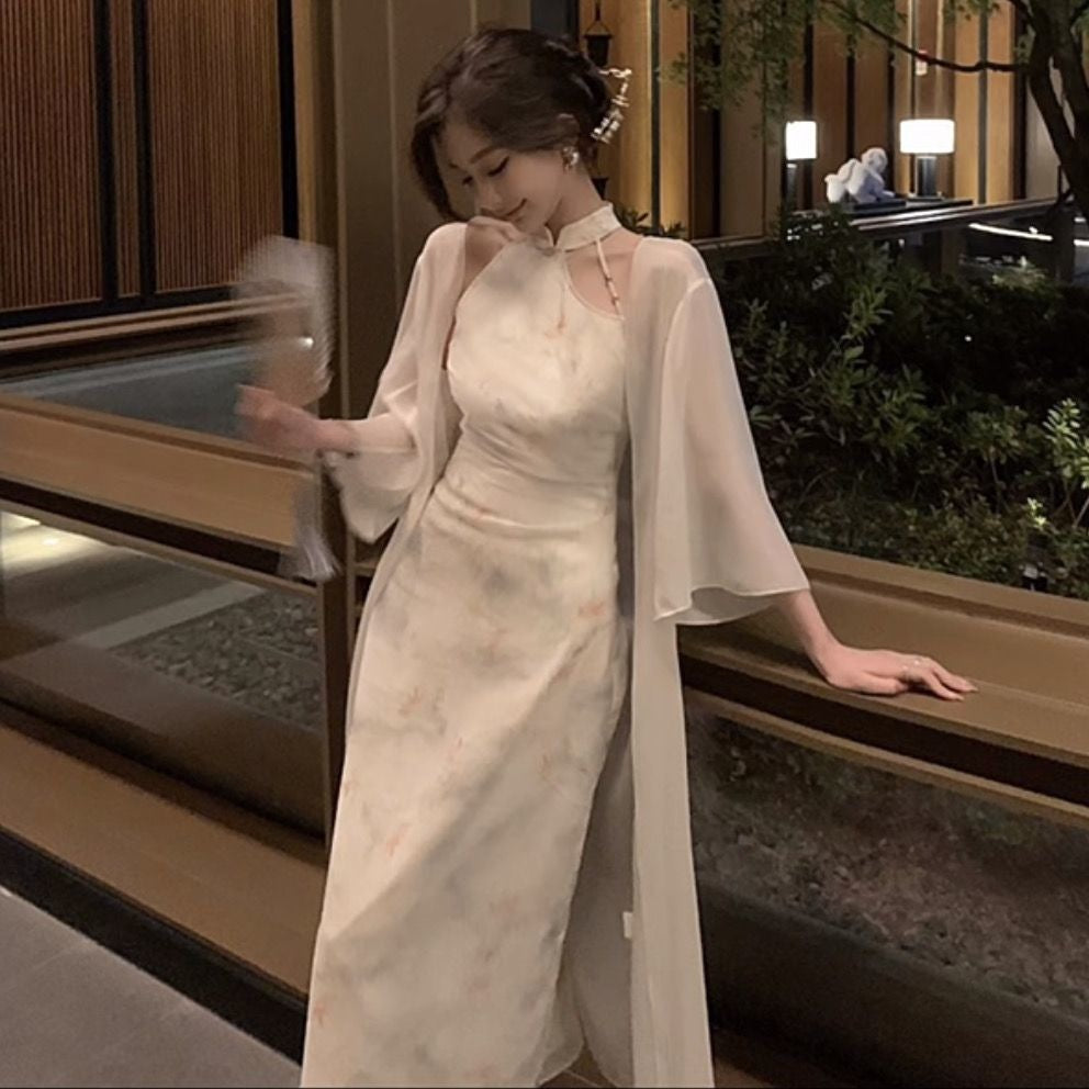 New Early Spring Chinese-style Modified Cheongsam Dress And Women's Suit