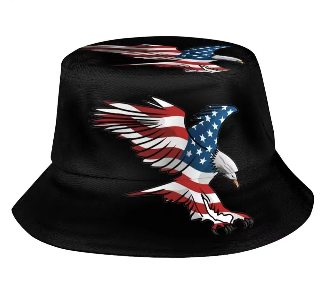 Creative Pattern Series Double-sided Wear Sunshade Breathable Bucket Hat
