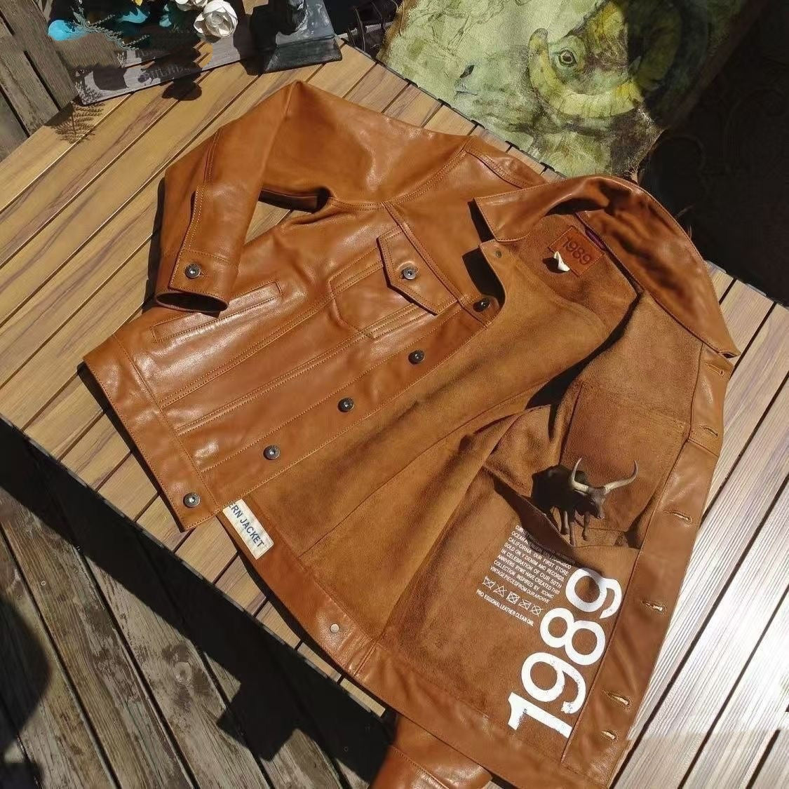 American Western Cowboy No Lining Retro Workwear Men
