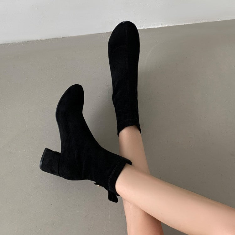 Elastic Short Large Size Thin Single Boots Plus