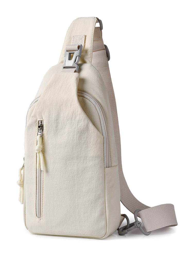 Nylon Casual Crossbody Taske Kompakt Brystrygsæk