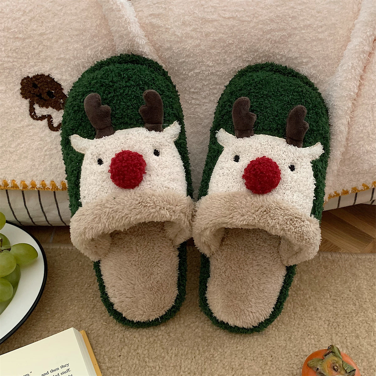 Half-pack with cotton slippers