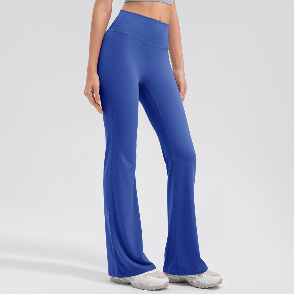 Female High Waisted Hip Lifting Micro Trumpet Yoga Pants