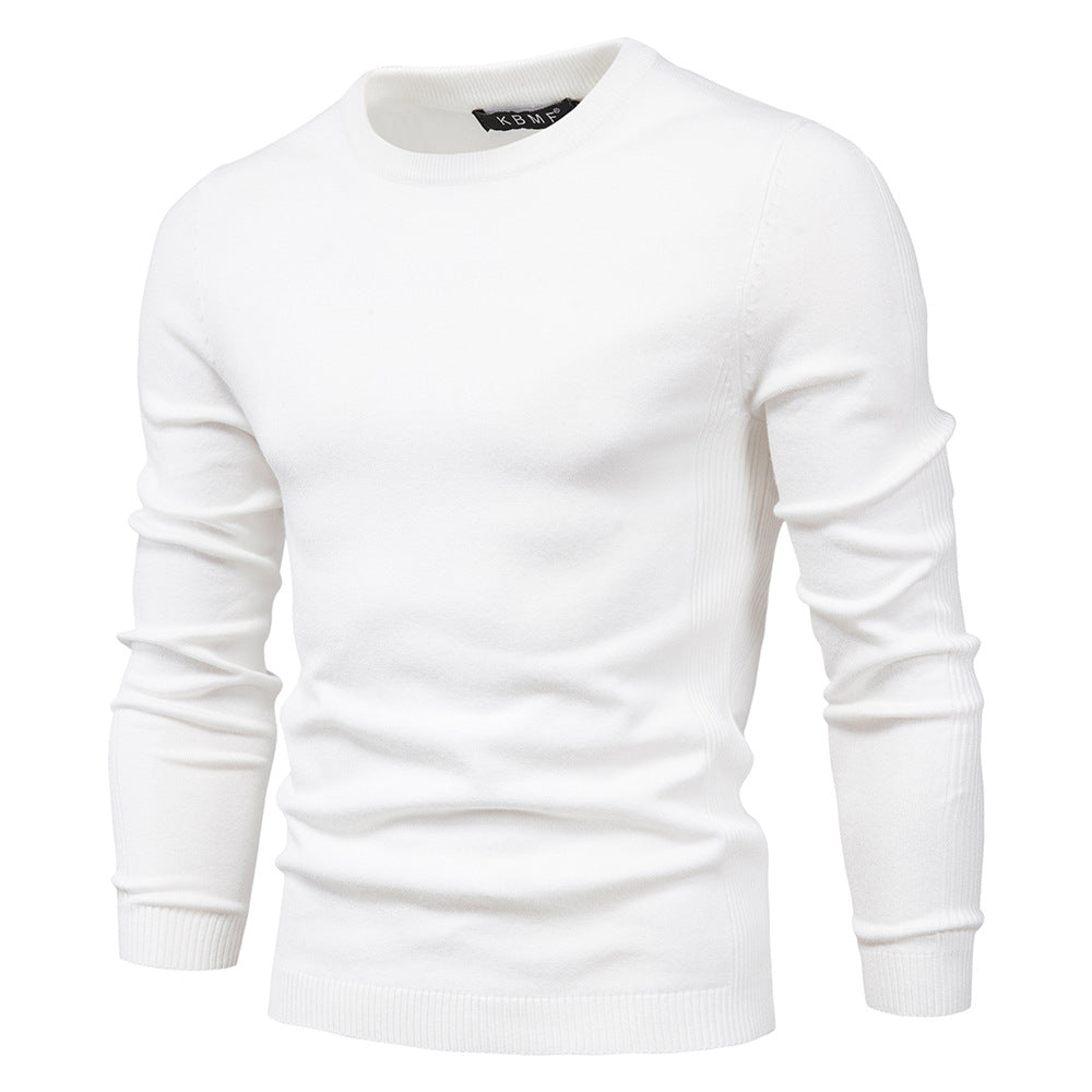 Thickened Sweater Men's Round Neck Slim Fit Men's Sweater Men's Knitwear Top