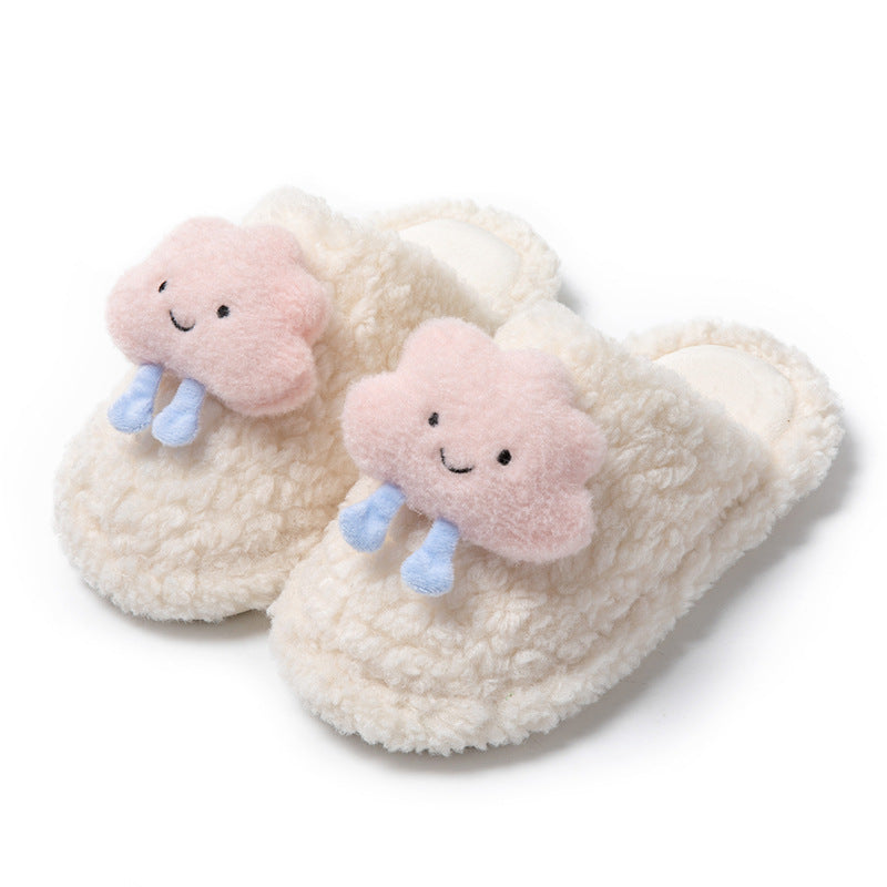 Cloud Baotou Cotton Slippers Cartoon Plush