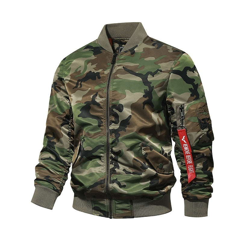 New Thickened Camouflage Autumn And Winter Coat Men's Plus Size
