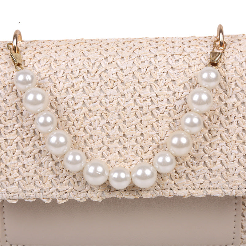 Pearl Shoulder Fashion Crossbody Bag