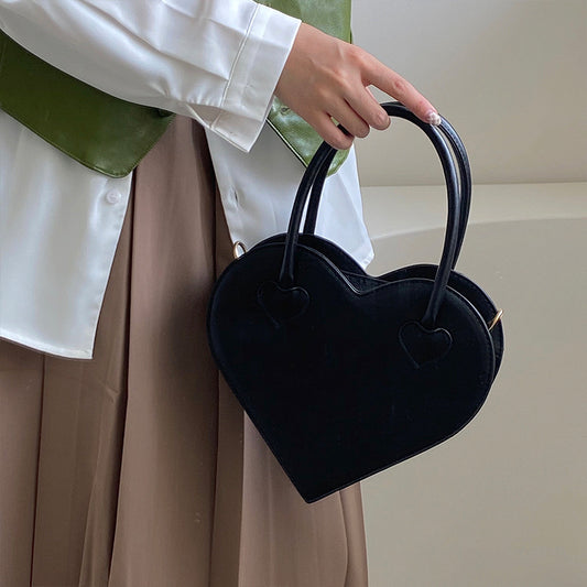 Simple Handbag Vintage Black Shoulder Crossbody Bag