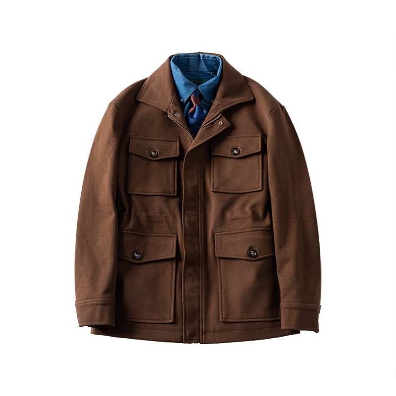 Herretalje Retro Slim Fit Jakke
