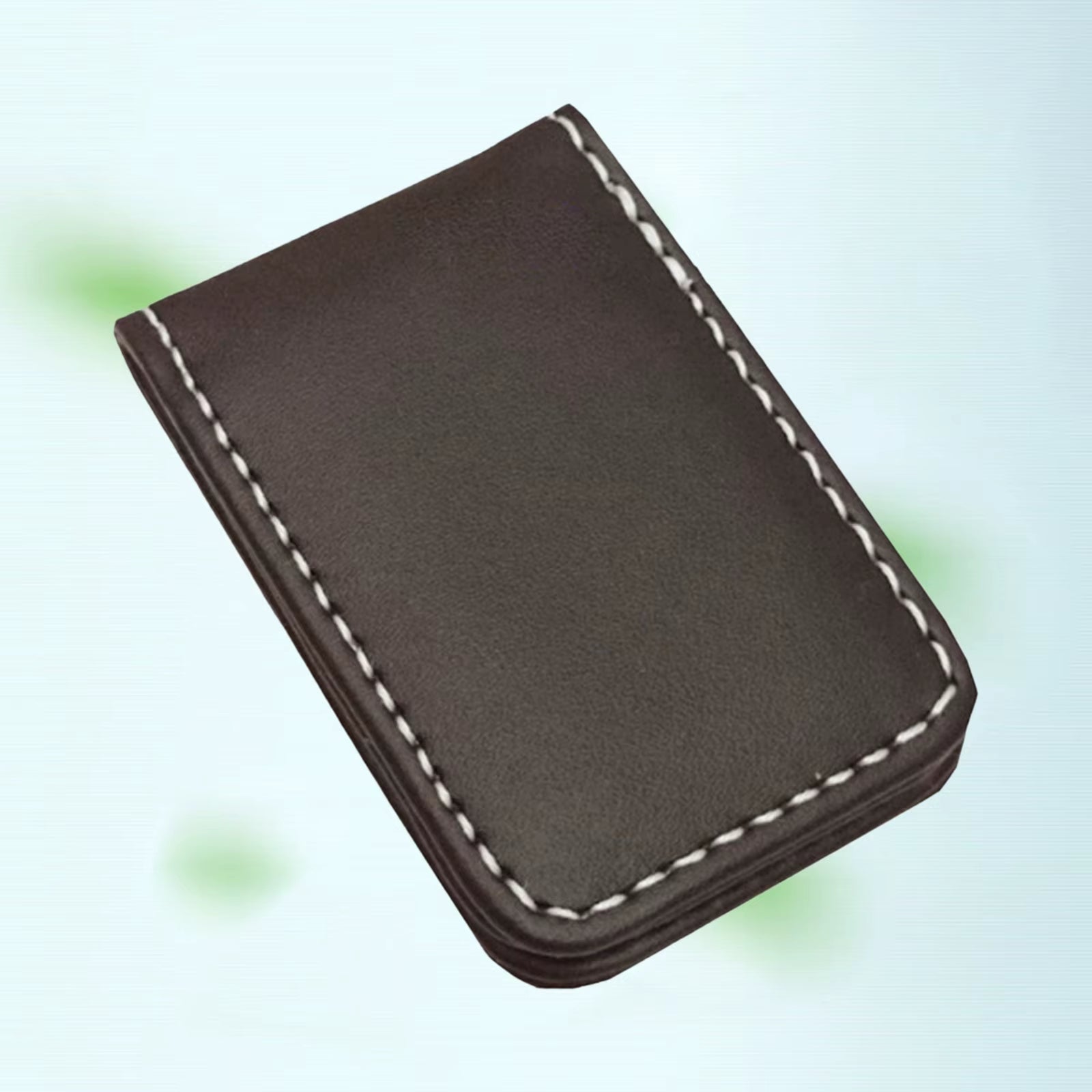 PU Leather Magnetic Money Clip Pocket Wallet Minimalist Wallet Slim Wallet Credit Business Cards Holder
