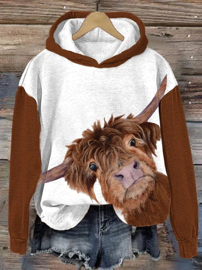 Haunted House Bull Head 3D Sweater Hoodie