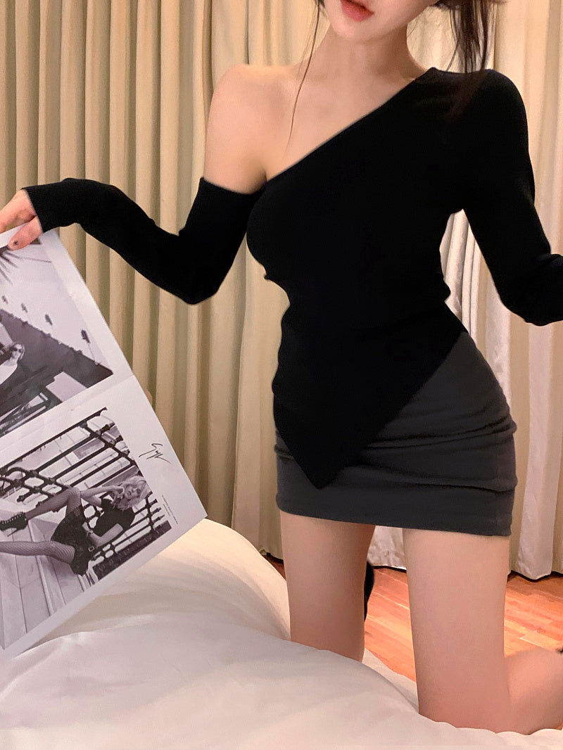 Hot Girl Niche Knitted Sweater Top