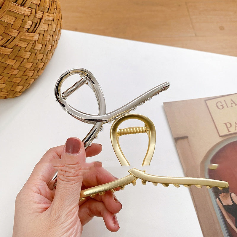 Large Alloy Grip All-matching Graceful Metal Back Head Updo
