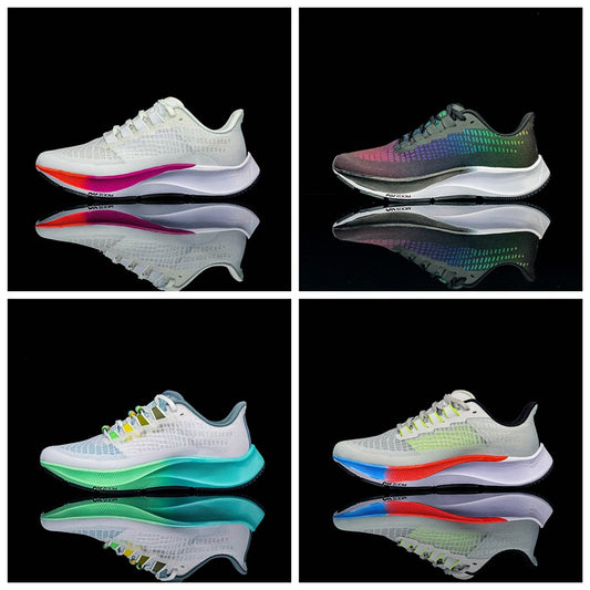 Marathon Net Surface Pure And Poisonous Running Shoes