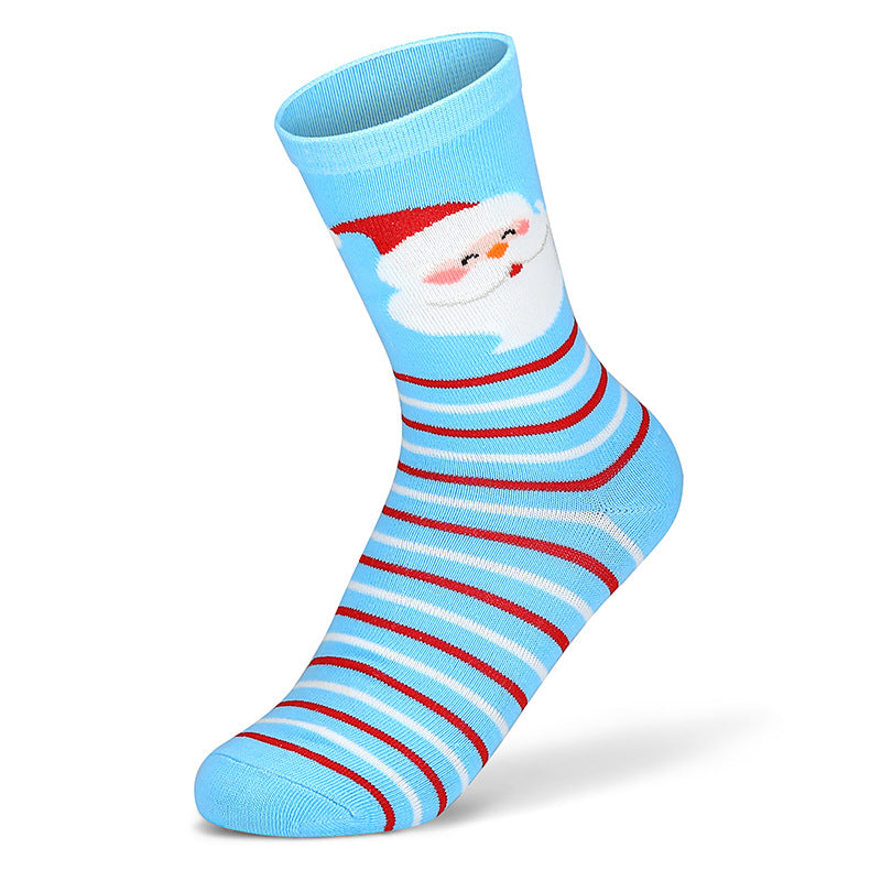 Christmas Tube  Women's Snowflake Christmas Tree Cotton Socks