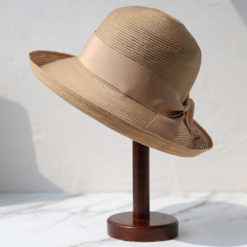 Women's Foldable Bucket Hat With Bow
