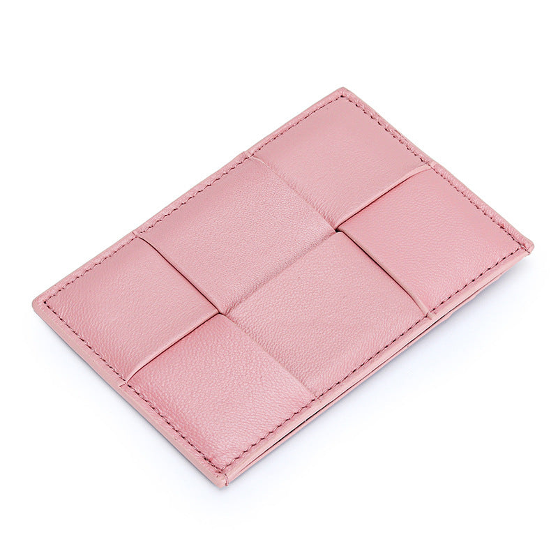 Sheepskin Small Card Holder Women's Small And Ultra-thin