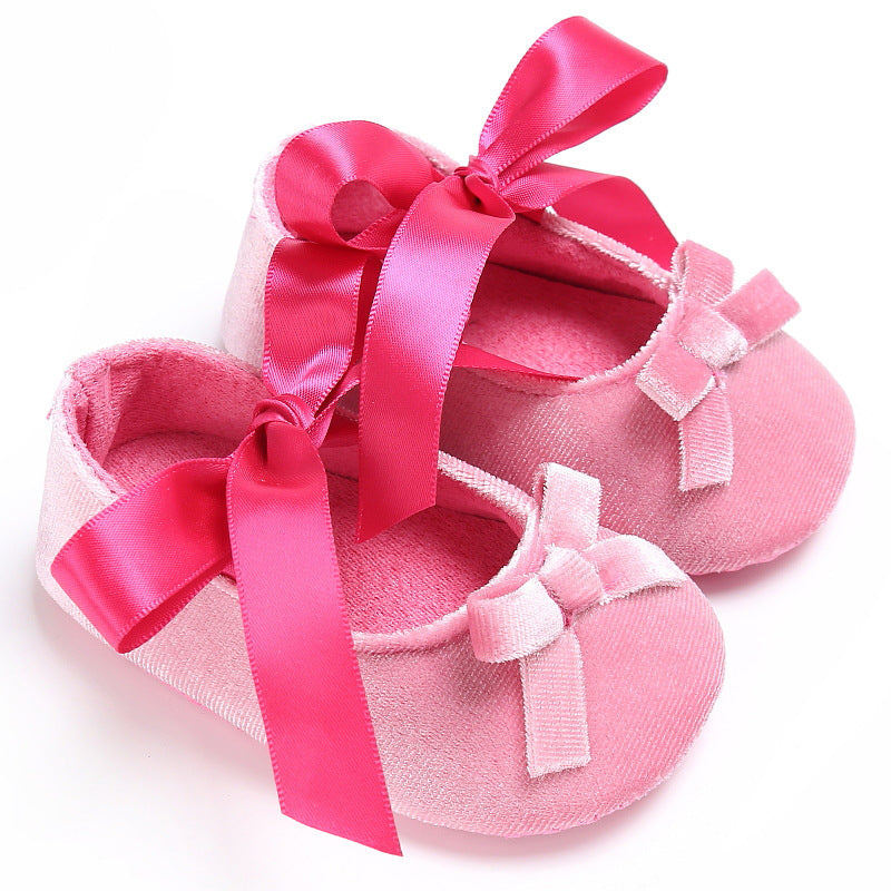 Ribbon Baby Shoes Baby's Shoes Soft Sole Shoes Toddler Shoes