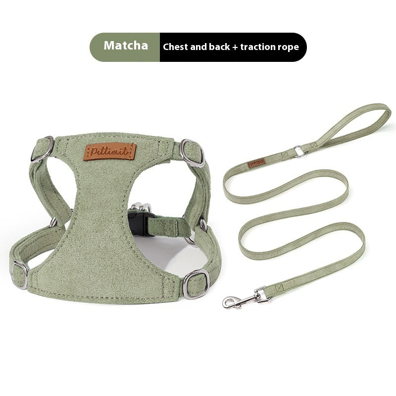 Puppy Hand Holding Rope Vest Dog Walking