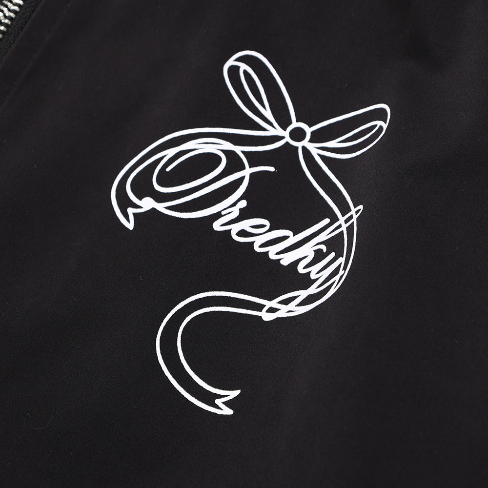 Trendy High Street Baseball Uniform Jacket Men And Women Butterfly