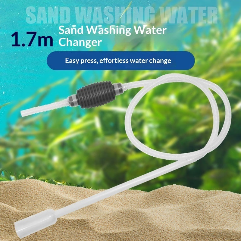 Fish Tank Manual Siphon Tube For Sand Cleaning And Water Changes