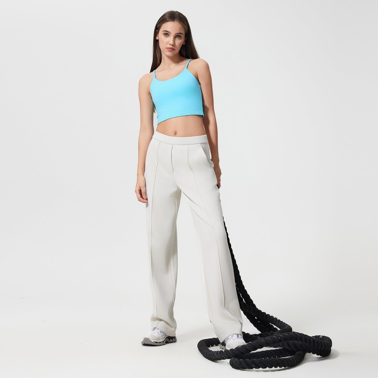 Loose Drooping Slimming Straight Pants