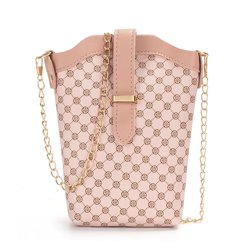 Mini Bucket Fashion All-match Crossbody Cell Phone Small Bag
