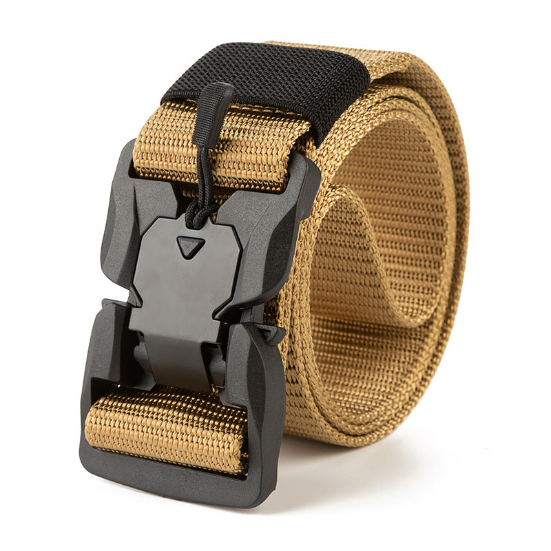 Magnetic Buckle Tactical Belt Men's Multifunctional Outdoor Belt