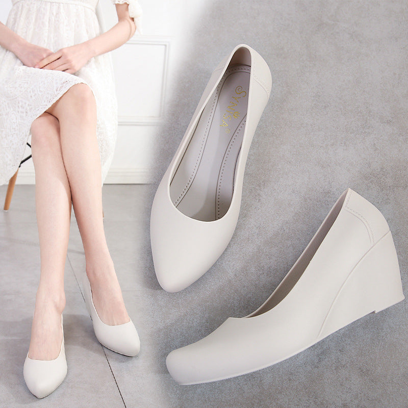 Sandals Women Han Xia Platform Wedge Heel Jelly