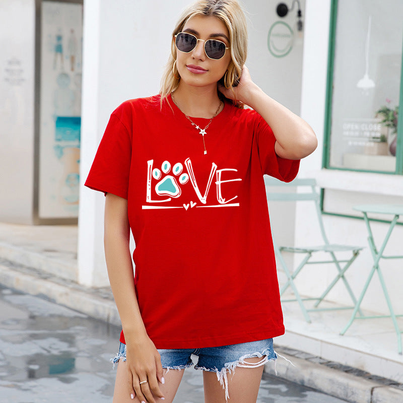Women's Fashionable Personality Plus Size T-shirt