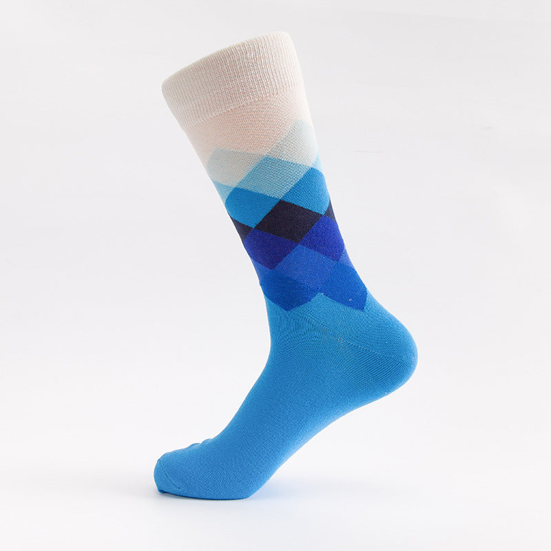 Shaping Sweat Absorbing And Deodorant Men's Trendy Long Hip Hop Cotton Socks