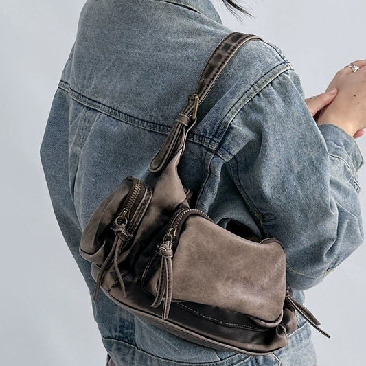 Special-interest Design Retro Large Capacity Shoulder Bag