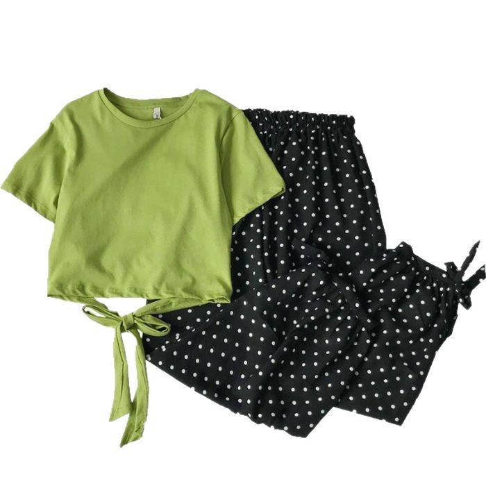 Internet-Famous Casual Two-Piece Women's Outfit