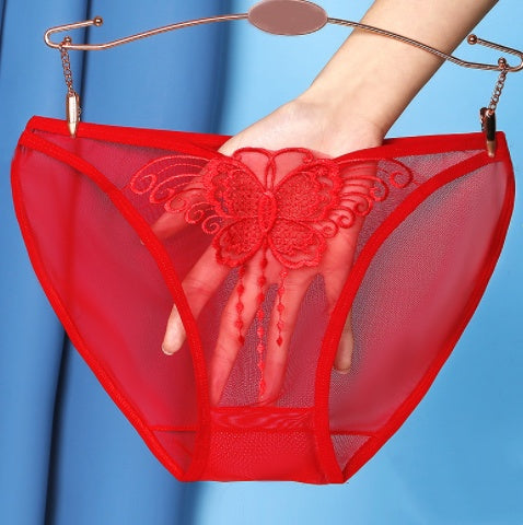 Butterfly High Elastic Breathable Transparent Briefs